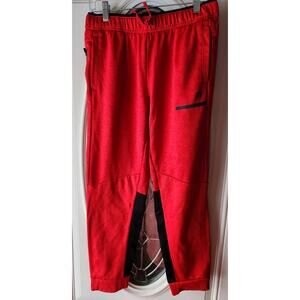 Russell Athletic Fleece Jogger Sweatpants Young Adult Size 2XL *18* Red & Black